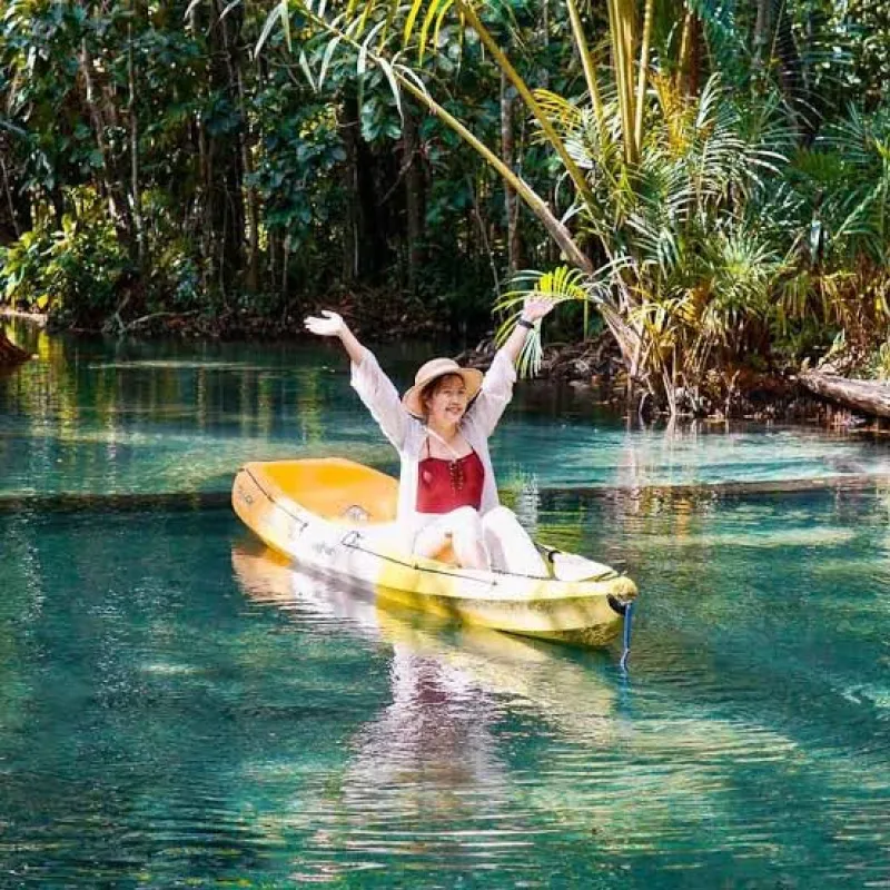Bang Thong Temple + Tha Pom Khlong Song Nam + Khlong Hrud (Clear Water Canal)